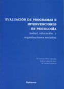 evaluacion programas EVALUACIÓN DE PROGRAMAS EN PSICOLOGÍA APLICADA